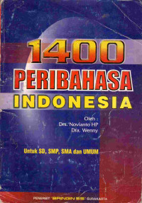Image of 1400 peribahasa Indonesia