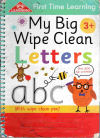Image of My big wipe clean : letters
